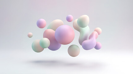 Abstract 3D Floating Shapes Background with Soft Gradient Light

Category