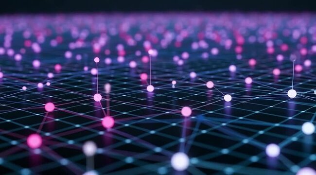 Glow Page Network Connection Structure Technology.