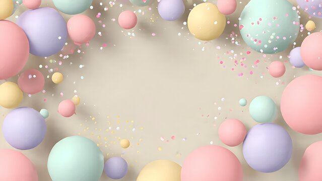 Soft Joy &mdash; A Modern Pastel Birthday template