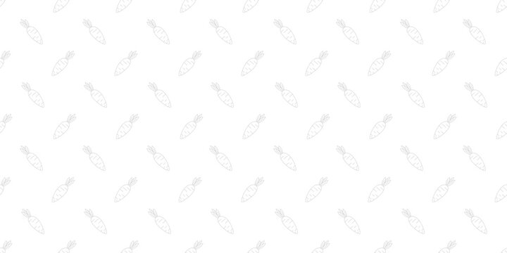 Seamless pattern of doodle carrots. Cute Carrot seamless pattern in doodle style. doodle seamless pattern carrot icon hand drawn. carrots pattern background.