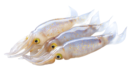 Two white fish with yellow spots swim gracefully underwater view reveals two white fish with yellow spots