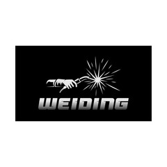 Welding company logo design template graphic vector illustration, neat and good quality