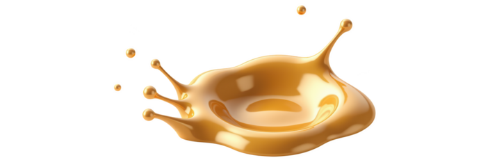 Vibrant splash of golden liquid creates eye catching visual, showcasing fluid dynamics and texture. scene captures essence of movement and energy