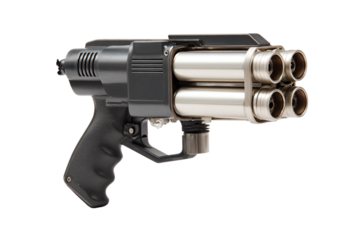 Futuristic Multi-Barrel Toy Gun