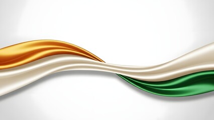 Happy republic day india celebrations with vibrant tricolor flag