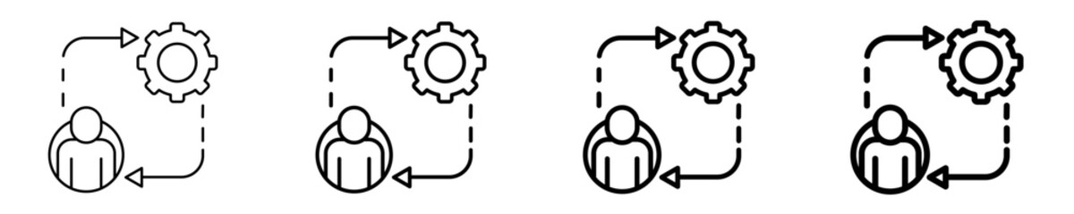 Change Readiness  Icon Set Different Style Collection
