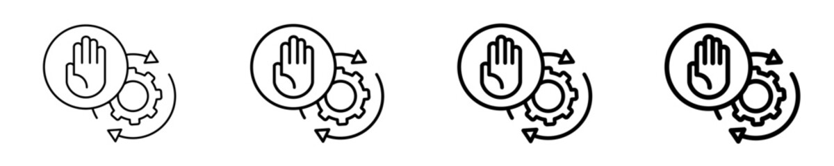 Resistance To Change  Icon Set Different Style Collection
