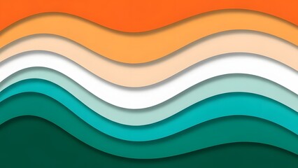 Happy republic day india 2025 celebrations with vibrant tricolor waves