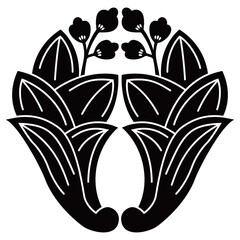 家紋です。稲垣茗荷といいます。