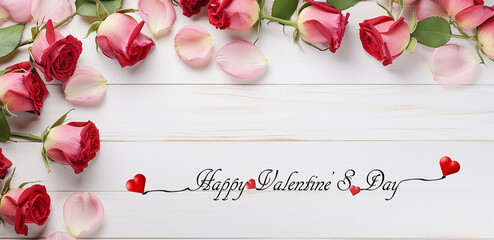 Valentine valentines day banner background. valentines day greeting card