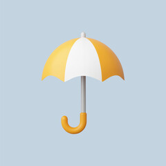 3d Realistic Umbrella vector illustration