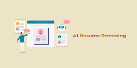 AI recruitment system, automate resume screening, matching candidate for company job role.