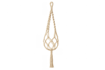 Macrame plant hanger crafting boho home decor