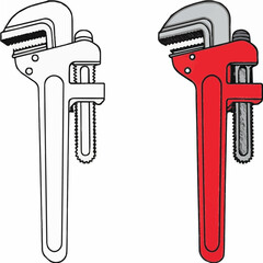 vector illustration of a shaving razor