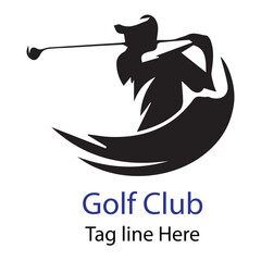 Golf Sport Logo Design Template Victor Element