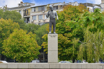 Statue of the revolutionary Stefan Karadzha, Rousse, Bulgaria