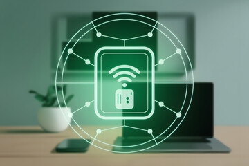 Wireless network connectivity in a modern office setting