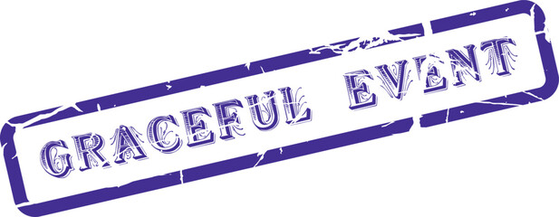 Graceful Event distressed stamp mark for elegant functions and sophisticated gatherings