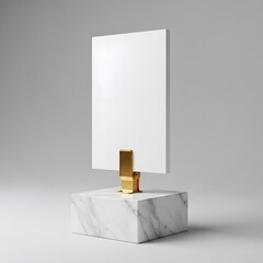 플로팅 골드 넘버 마블 베이스