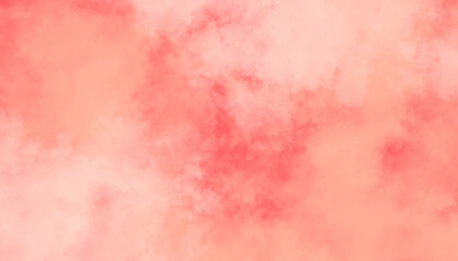 Soft pink and white watercolor background with an ethereal, cloudy texture.