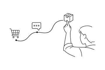Online Shopping Order Tracking Journey