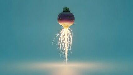 Rocket launch with german flag colors