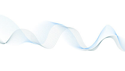 Corporate Style Blue Gradient Wave Graphic