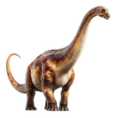 Brachiosaurus isolated on transparent background