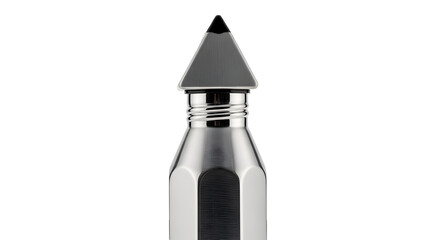 Close up of pencil tip on white.