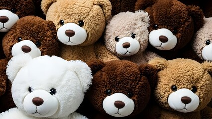 Happy valentine's day festival image with adorable teddy bears