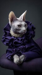 Dark cinematic animal portrait in dramatic lighting, dark cinematic animal portrait with moody shadow, dark cinematic animal portrait for artistic storytelling