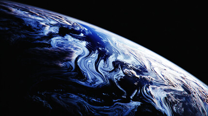 satellite. Satellite view of Earth with golden connection points, abstract digital networks against deep space. product launch decks.
