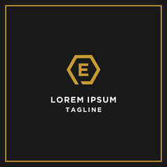 pe or ep hexagon logo