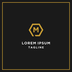 pm or mp hexagon logo