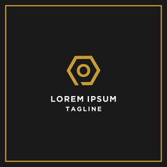 po or op hexagon logo