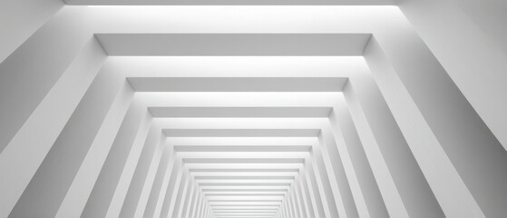 Obraz premium Modern Structural Background with Clean Lines and Geometric Forms in Soft Lighting for Contemporary Design Projects