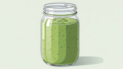 glass jar with cucumbers