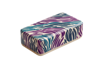 Colorful Zebra Patterned Cake