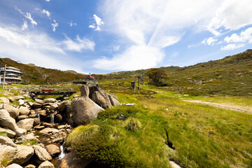 Charlotte Pass Village During Summer in Australia