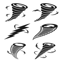Tornado silhouettes