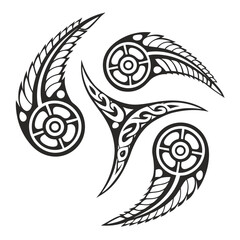 Intricate feather tattoo designs