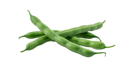 Fresh green beans healthy garden delight
