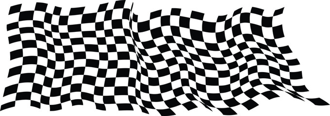 Checkered racing flag 