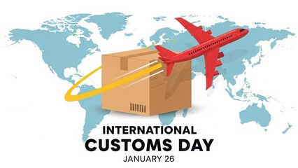 Worldwide logistics and efficient customs operations facilitate seamless global trade, ensuring swift delivery of goods and packages across continents by air transport