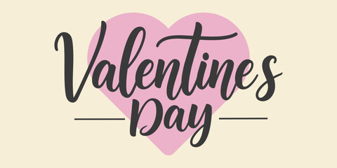 Valentines day vector poster