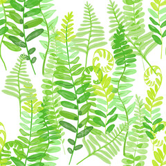 seamless pattern with leaves