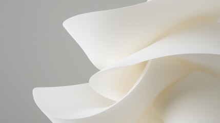 Abstract Art: White Sculpture