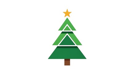 Obraz premium Xmas Tree Icon.
