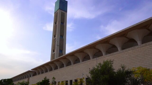 Great Mosque of Algiers, the Grand Mosque of Algeria, Alger the capital city of Algeria, North Africa, city centre of Algiers, the capital of Algeria, Landscape of Algiers city. مسجد الجزائر الأعظم