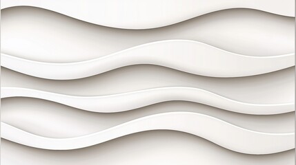 A series of overlapping white wave-like shapes on a light gray background.